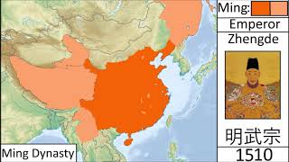 History of Ming Dynasty (China) Every Year