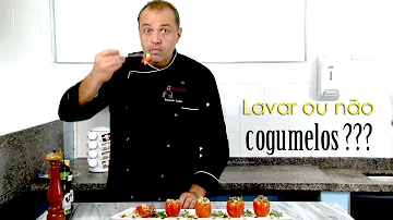 Como tirar o cheiro do shimeji?