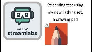 Streamlabs OBS test Lighting+ Screen capture