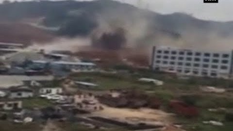 91 people missing after landslide in south China