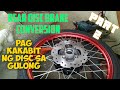 Rear disc brake conversion part 2