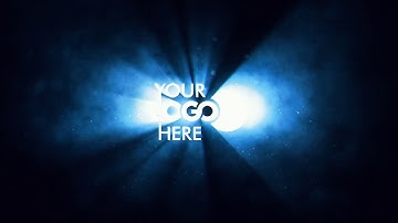 Cinematic light rays logo animation intro ( ID-0070 )