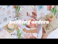 packing orders for my small business 🎂 celebrating youtube milestone, Nbeads.com