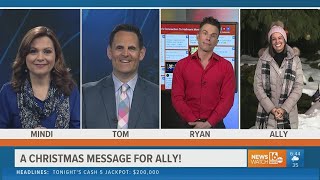 Christmas message for Ally