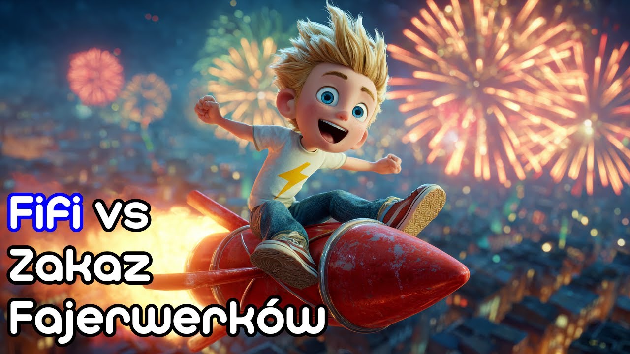 😈 Fifi Rozrabiaka i Wystrzałowy Sylwester 🚀 | Bajki do słuchania dla dzieci 🌙 | Audiobook 🎶