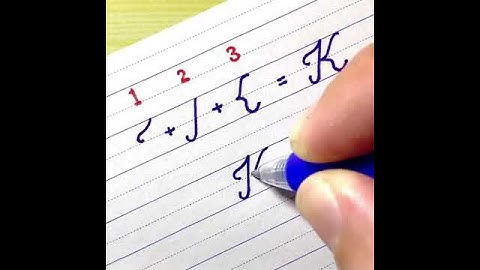 Learn to write cursive capital letter K |Cursive Writing for beginners |Cursive handwriting Practice