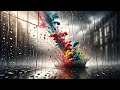 Ink art  in water  space  4k brush splatter paint 3d background for relaxation must watch