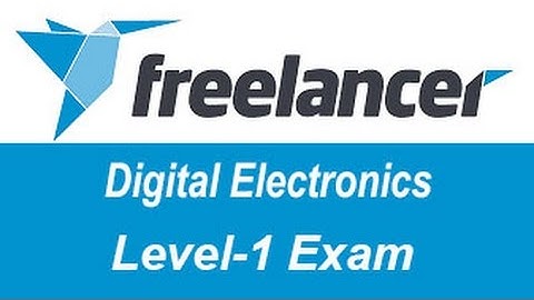 Freelancer.com Digital Electronics Level-1 Test Answers