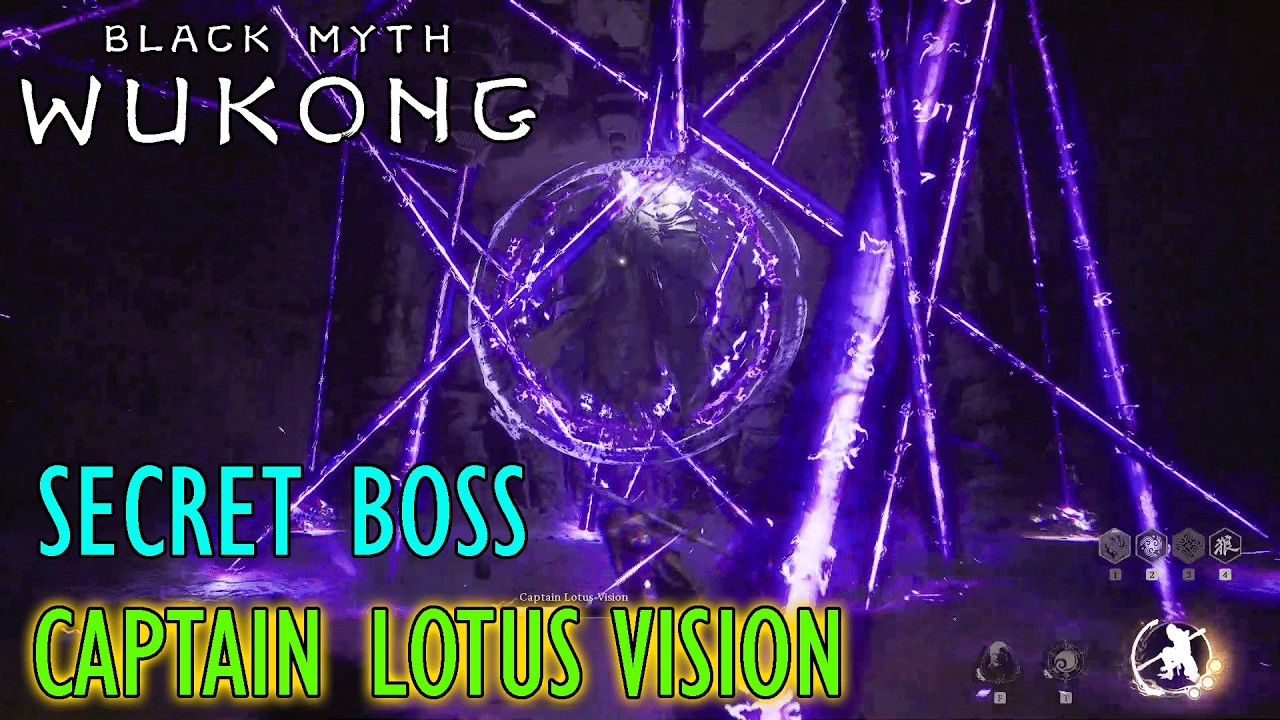 Black Myth Wukong Captain Lotus Vision Location & Boss | How to beat Captain Lotus Vision Part 56