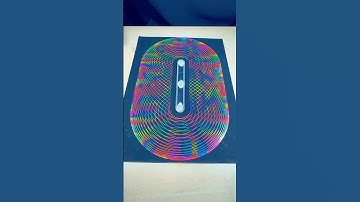 "The perfect multicolored spirograph shape!" #spirographshr #spirograph #satisfying #art #usa #asmr