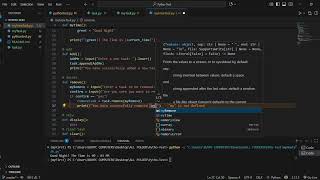 Python code to build a task app