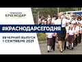 День знаний в Краснодаре: делимся эмоциями первоклассников в вечернем выпуске новостей от 1 сентября