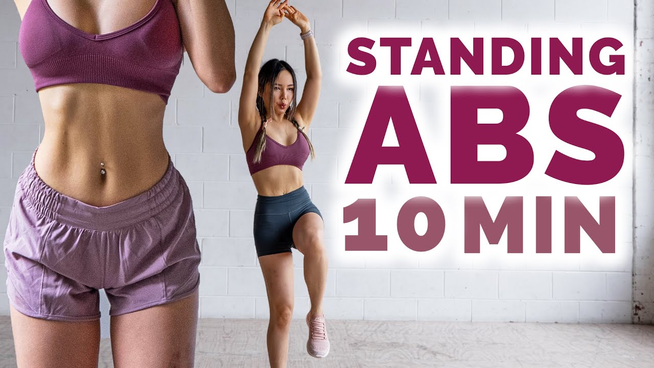 10 Min Standing Abs Workout to get Ripped ABS