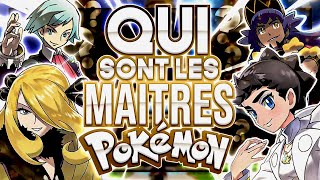 QUI sont les MAÎTRES POKEMON ?! 🏆 - Histoires Pokémon