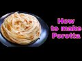 How to make porotta  porotta making  sumaki family