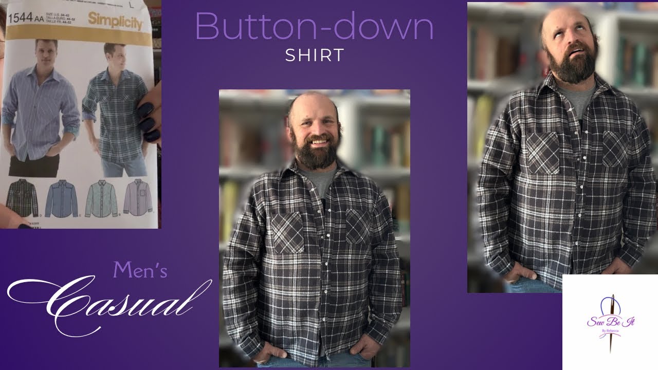 Men’s button down shirt - Sew Be It!