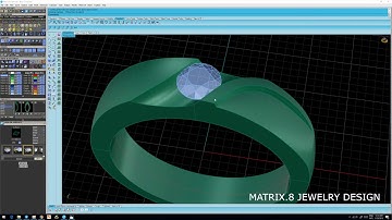 How to make 3D gemvision jewelry design matrix 8..Ring Part..1