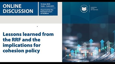 Lessons learned from the RRF and the implications for cohesion policy