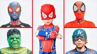 TEAM SPIDER-MAN in REAL LIFE || KID SPIDER MAN Vs BATTLE OF SUPERHEROES (LIVE ACTION STORY )