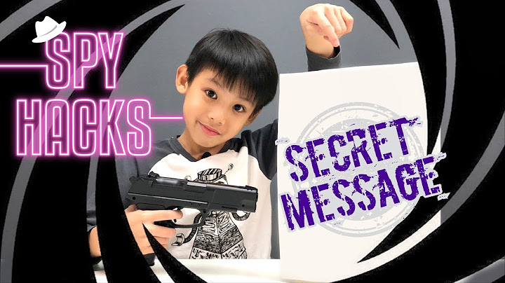 3 SUPERB SPY HACKS FOR SECRET MESSAGES! 3种转达秘密信息的方法 [JudeTube]