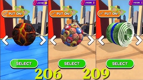 Going Balls, SpeedRun, Going Balls Portal Run Gameplay Level 206-209