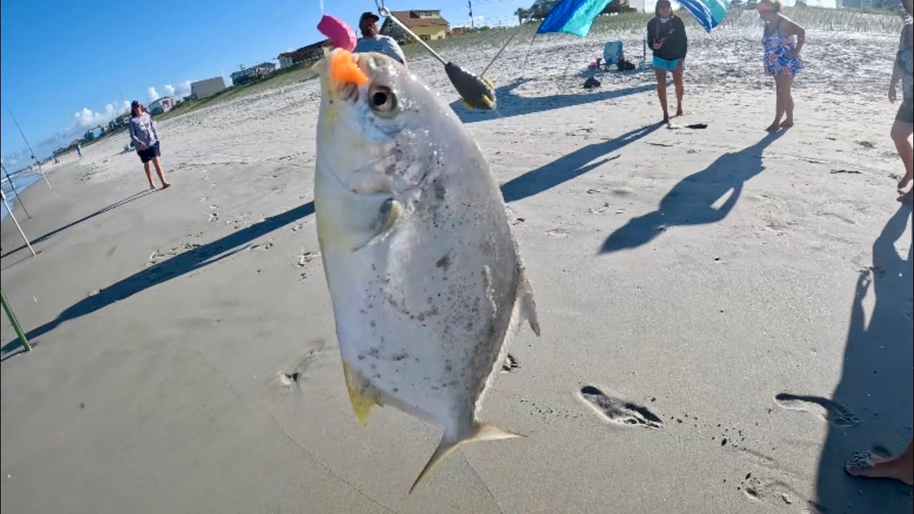 Sandflohpille Schwimmer Glühen Gold Pompano Rig Schwimmer
