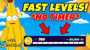NO TIMER Fortnite XP GLITCH MAP to LEVEL UP FAST in CHAPTER 6 SIMPSONS MINI SEASON 2! (Earn XP)