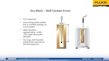 Fluke Calibration on How to Calibrate an RTD Using a Dry block Calibrator Webinar