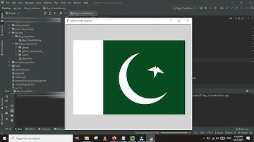 Pakistan Flag in Python Programming