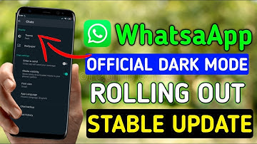MIUI 11 - OFFICIAL WHATSAAPP DARK MODE SUPPORT ROLLING OUT | WHAT