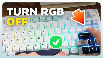 How To Turn OFF RGB / LED on Aula F75 Keyboard (Full Guide)