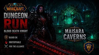 WoW Midnight Blood DK Tank | Maisara Caverns | Dungeon Run #5