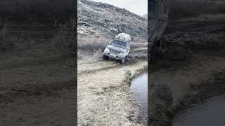 Prado 95,чуть не упал в озеро. Prado 95, almost fell into the lake.  #shorts