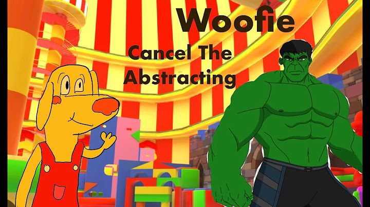 the amazing digital circus-Woofie cancel the Abstracting by The Hulk
