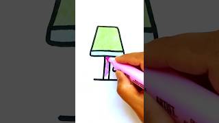 Easy Table Lamp Drawing For Kids Lamp Drawing
