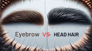 Eyebrow vs. Head Hair: Surprising Differences Revealed!