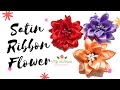 Diy satin ribbon flower  myindulzens