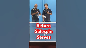 Sidespin-serves zijn een trucje! Hier is de oplossing