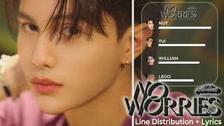 LYKN - แอบรักไม่ทำให้ใครตาย (NO WORRIES) - (Line Distribution + Lyrics) [Requested]