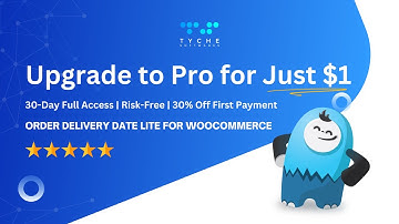 Upgrade Your WooCommerce Store with Order Delivery Date Pro for just $1!