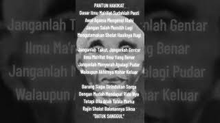 NASEHAT DATU SANGGUL #DATUSANGGUL