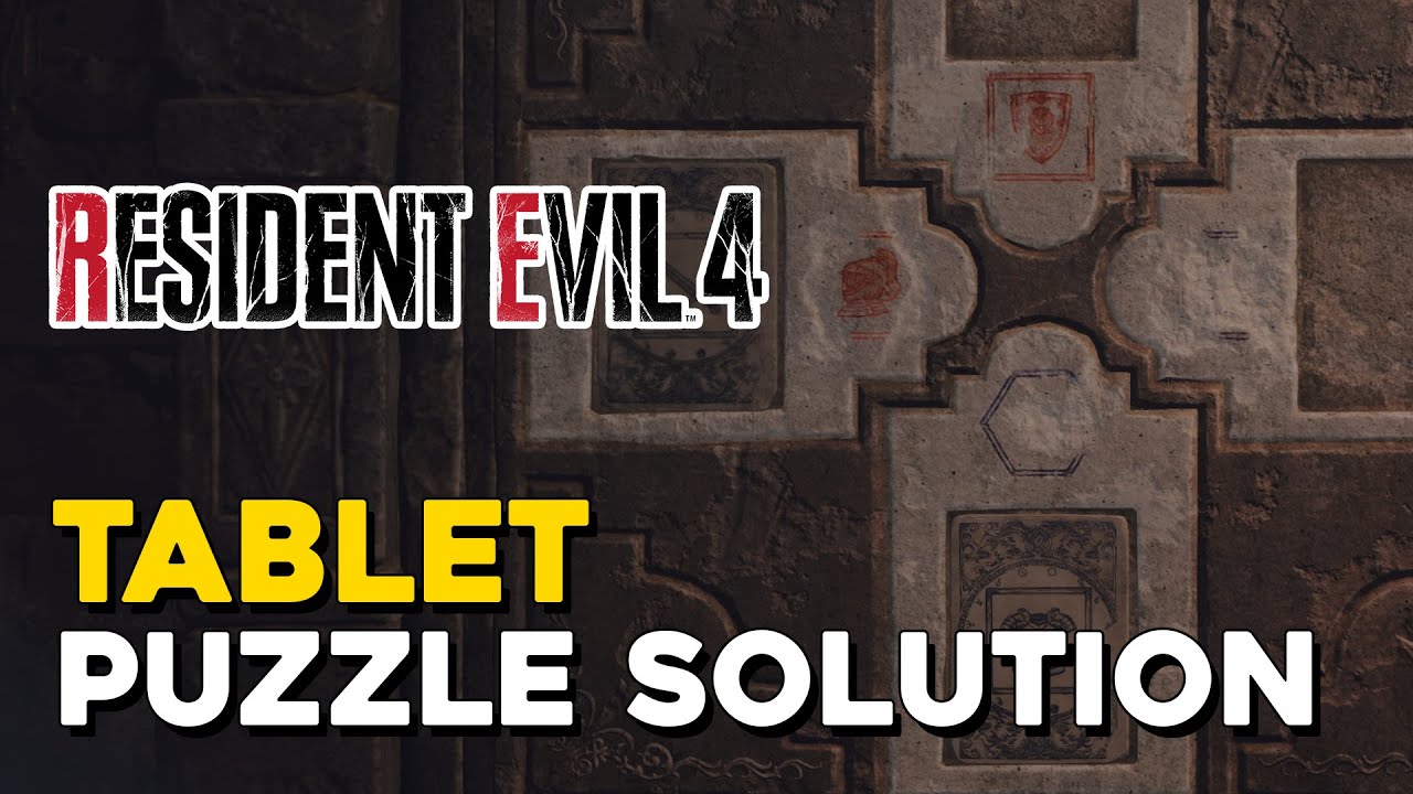 Resident evil 4 Stone tablet puzzle ashley 