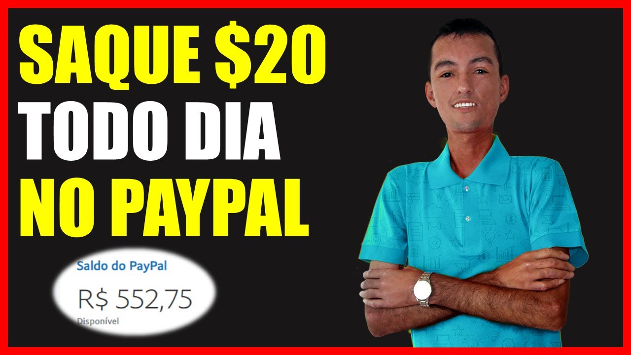 Ganhe $20 Todos os Dias No Paypal | Como Ganhar Dinheiro Na Internet ...