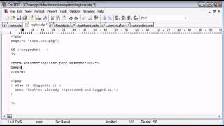 Beginner PHP Tutorial  144 - Registration Form Part 1 Details