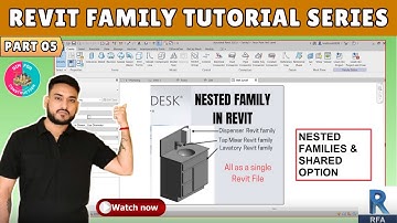 #05 Revit Family Tutorial for Beginners: Nested Families & Shared Options!