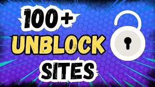 100  best unblock sites for school 2024 || new working proxy