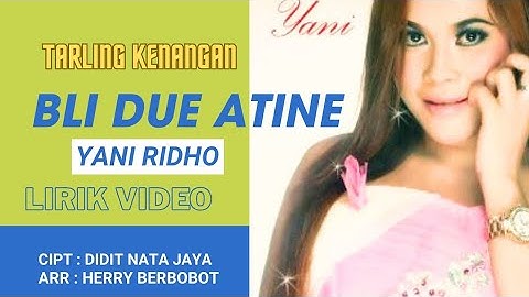 BLI DUE ATINE - YANI RIDHO | LIRIK VIDEO ALBUM 2021 VERSI 2025