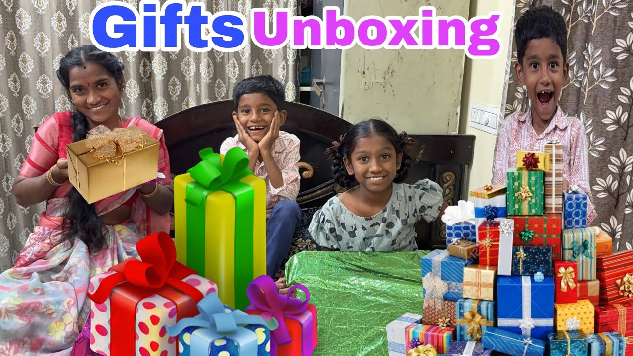 Gifts unboxing video friends || Gifts ఎలా ఉందో comment చెయ్యండి ||