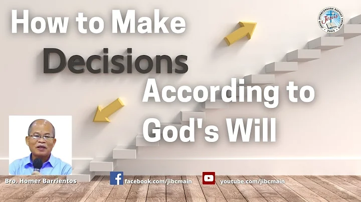 HOW TO MAKE DECISIONS ACCORDING TO GOD'S WILL - (May 30, 2021) w/ Bro. Homer Barrientos