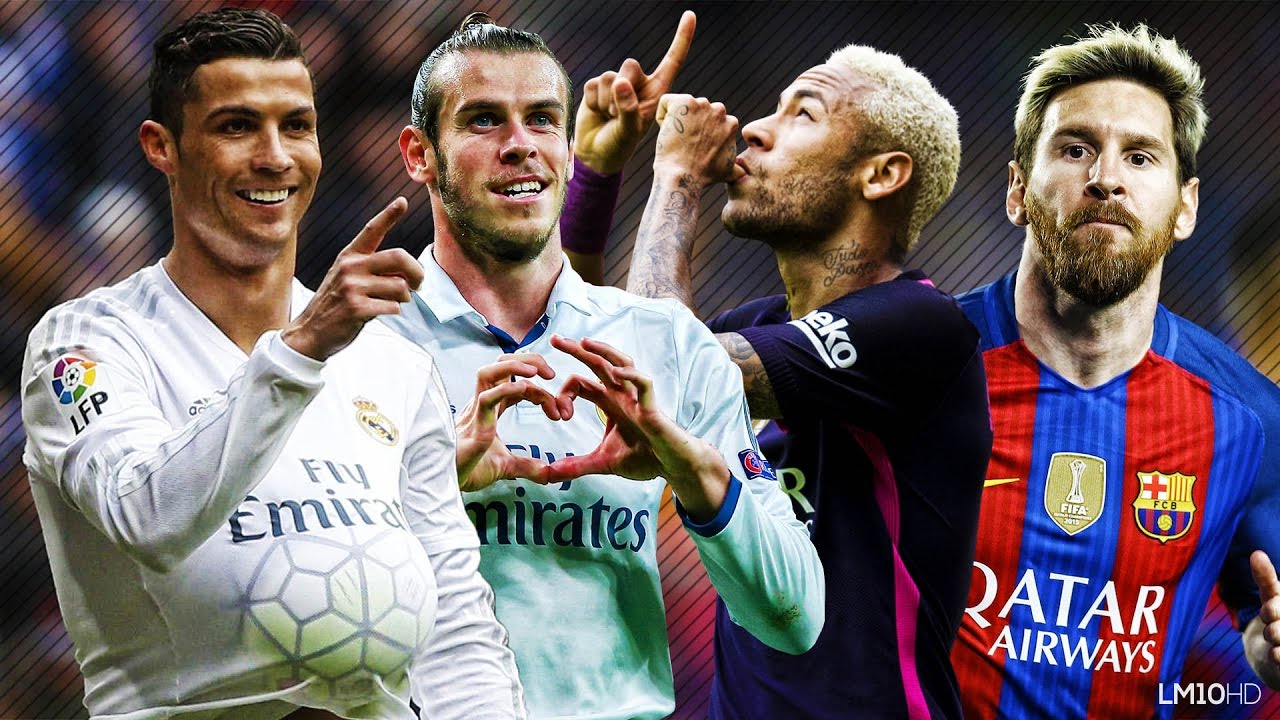 Lionel Messi & Neymar vs Ronaldo & Bale 2016 Skills & Goals Battle | HD ...